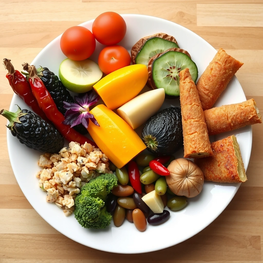 Menu végétarien équilibré