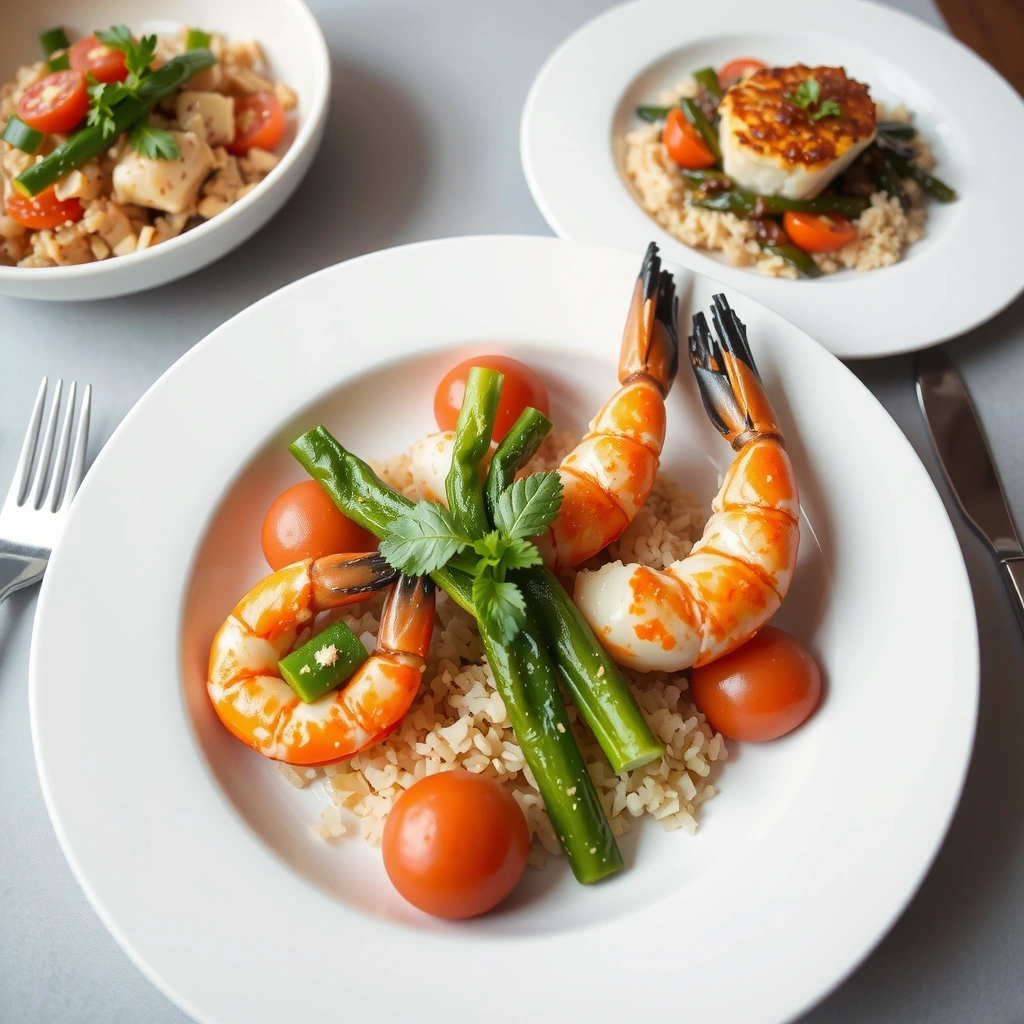 Menu sans gluten gourmet